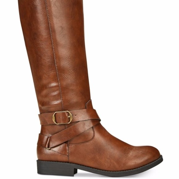 Cognac Riding Boot  "Madixe" - Picture 2 of 4